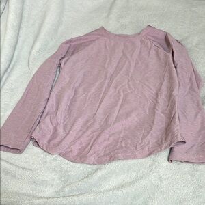 Runway Moisture Wicking Pink Relaxed Long Sleeve T-Shirt Size 6-7